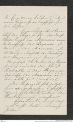 Nachlass Franz Steindachner, Brief von W. Fisher an Franz Steindachner (03.06.1878), Inv.Nr. 133.07, Seite 3